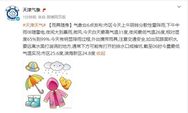 三预警齐发<strong></p>
<p>虚拟币 跑路</strong>！天津：大暴雨+8级大风！