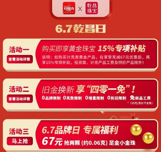 黄金“消费补贴”来了！上海、郑州已有相关活动<strong></p>
<p>虚拟数字币交易所</strong>，消费者或能0元以旧换新