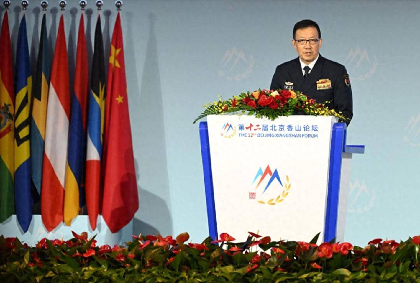 在100多国面前<strong></p>
<p>西安饮食股票</strong>，董军防长强硬表态，美代表直呼中美和平共处