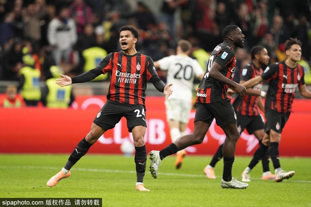 意甲-莱奥破门夸德拉多点射 米兰2-2绝平比萨先赛以2分领跑