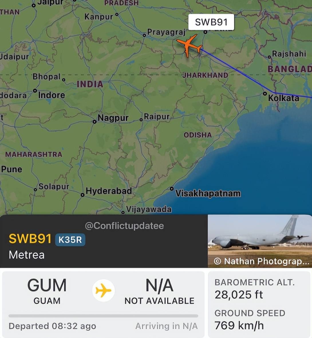 印度光辉坠机<strong></p>
<p>长虹股票</strong>，美印爆发吵架，破口大骂发动机后，美军献上加油机