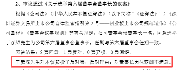 52岁董事长投票反对自己连任：不满意薪酬<strong></p>
<p>广晟有色股票</strong>！